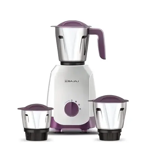 BAJAJ Elegance Ninja Series Purple 500 Mixer Grinder ,3 Jars