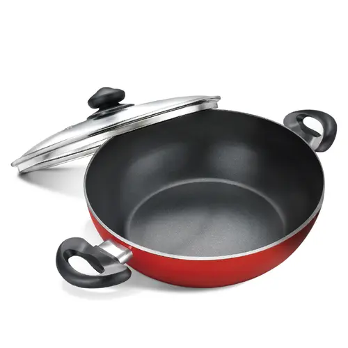 Judge by TTK Prestige Deluxe Kadhai 26 cm diameter with Lid 3.25 L capacity  (Aluminium, Non-stick, Induction Bottom)